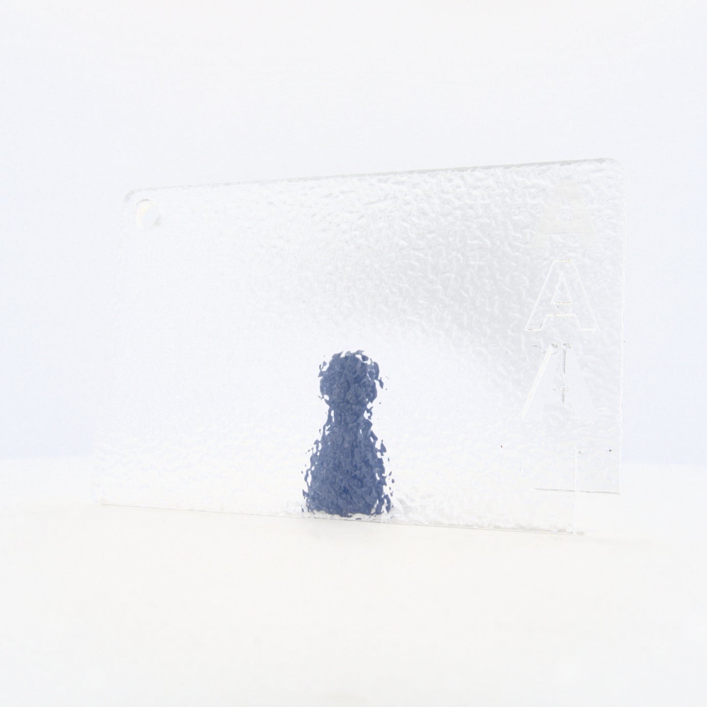 Acrylaat transparant water structuur, 3 mm