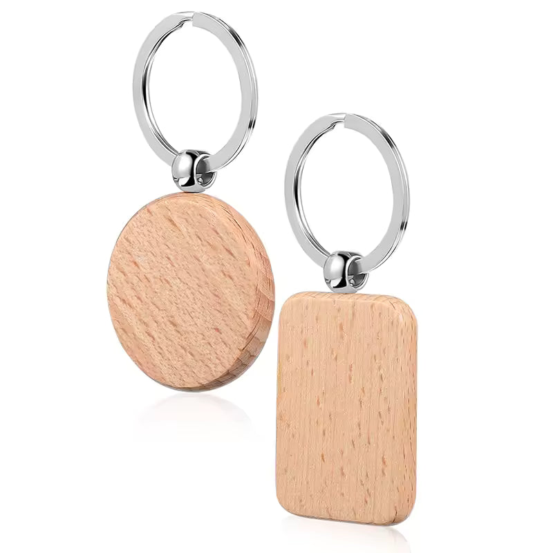 Houten sleutelhanger