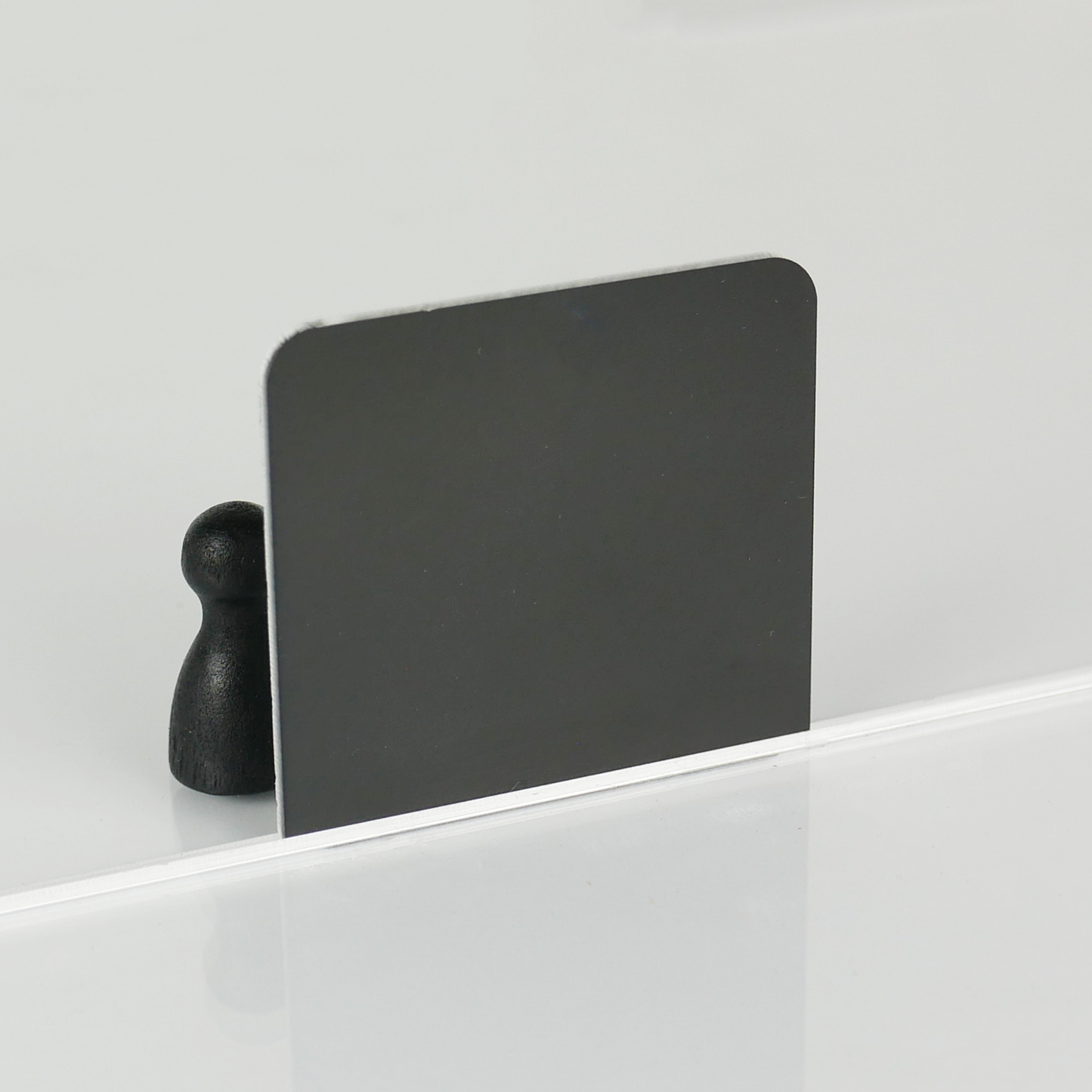 Engraving plate PMMA black/white