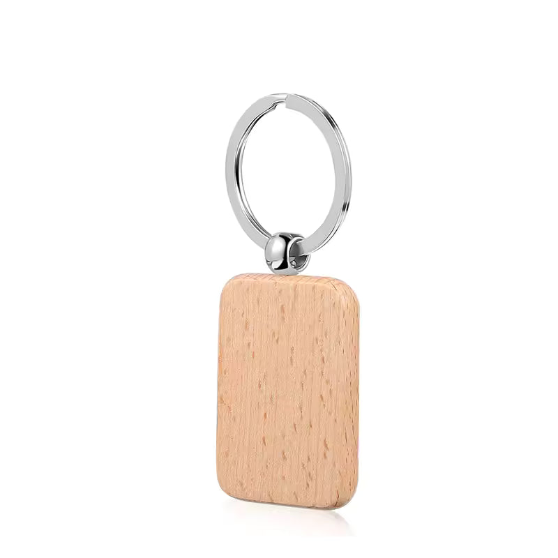 Houten sleutelhanger