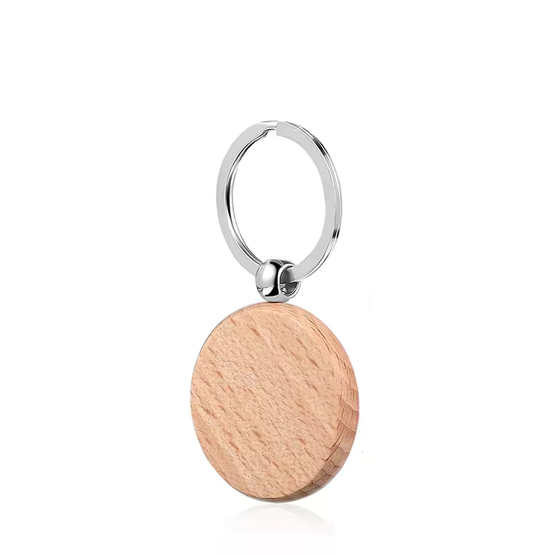 Houten sleutelhanger