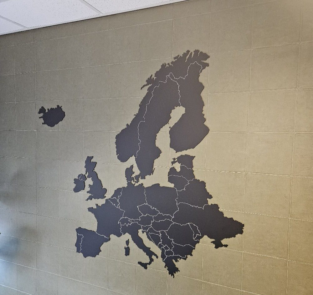 Acrylaat mat zwart/wit - Laser Cut Supply
