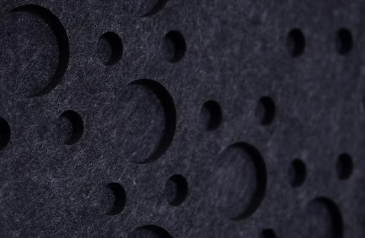 PET (polyester) vilt zwart