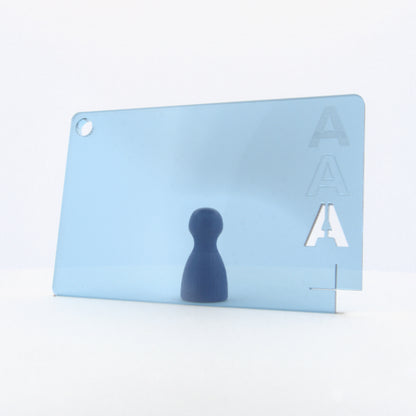 Acrylaat getint blauw, 3 mm