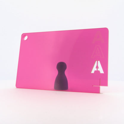 Acrylaat getint donker roze, 3 mm