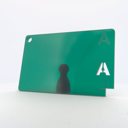 Acrylaat getint donkergroen, 3 mm