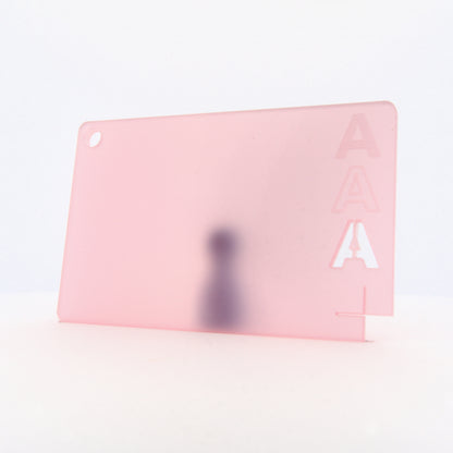 Acrylaat getint roze, 3 mm