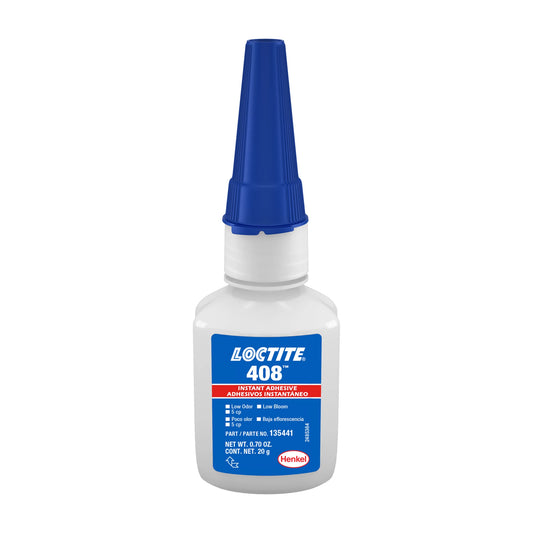 Loctite 408 low-hazing super glue