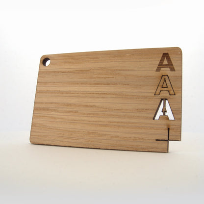 Gefineerd eikenhout A/R - Laser Cut Supply