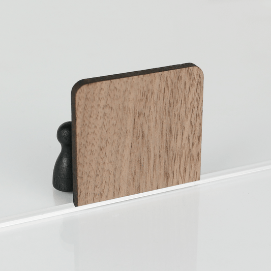 Gefineerd notenhout enkelzijdig A/R - Laser Cut Supply
