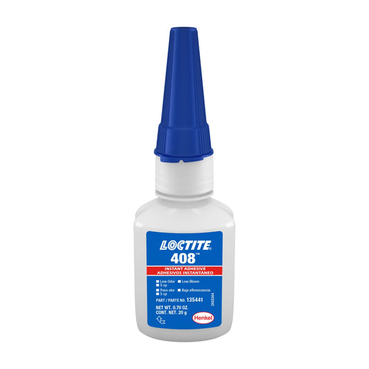 Loctite 408 low hazing secondenlijm - Laser Cut Supply